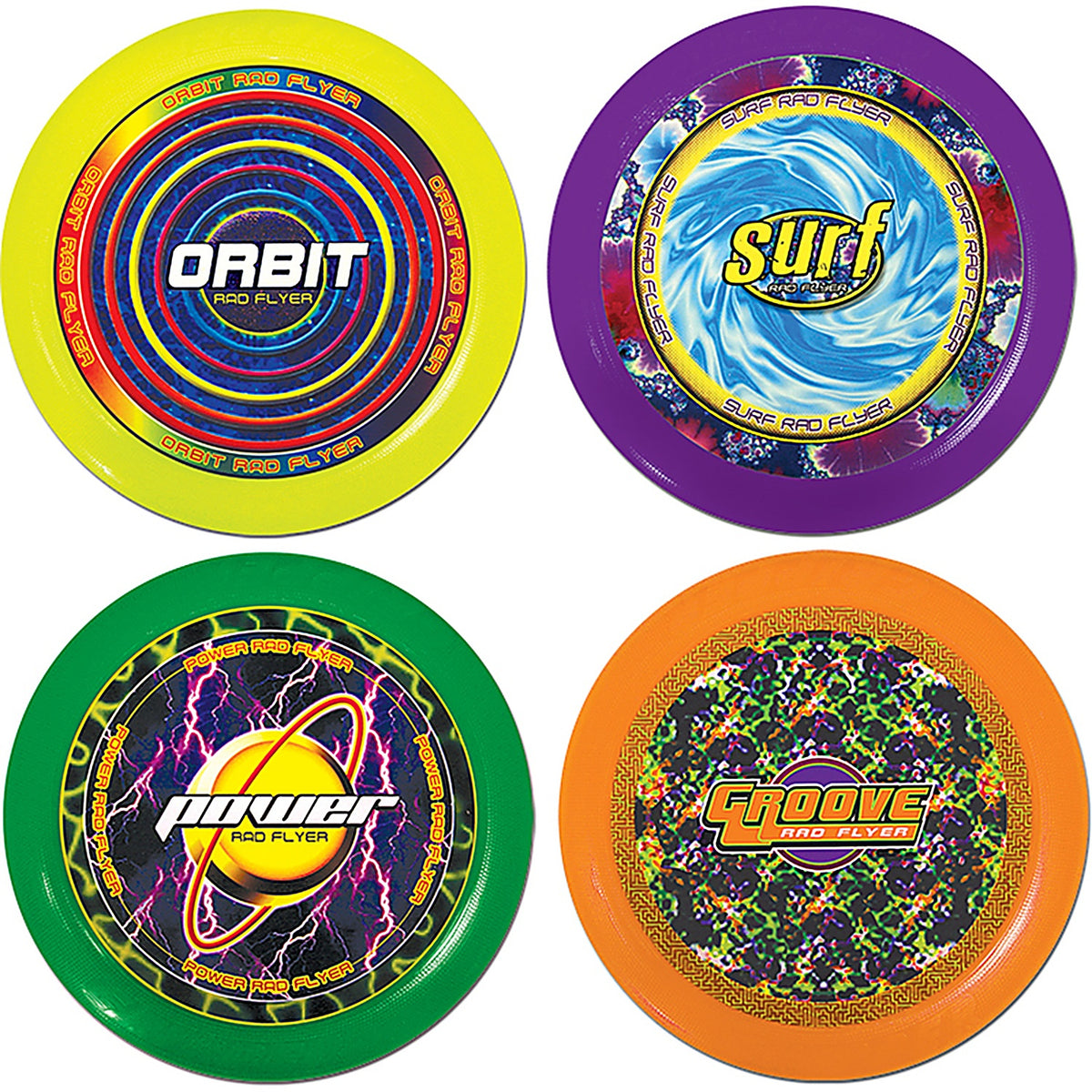 JA-RU 1033 Rad Flyer Frisbee Plastic