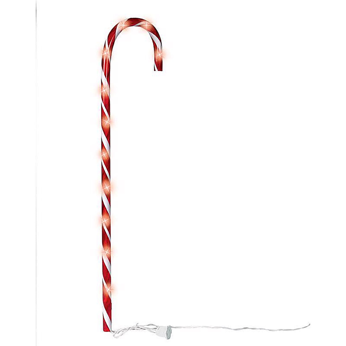 Celebrations 21254-71 Clear 27 in. Pathway Decor Lighted Candy Cane