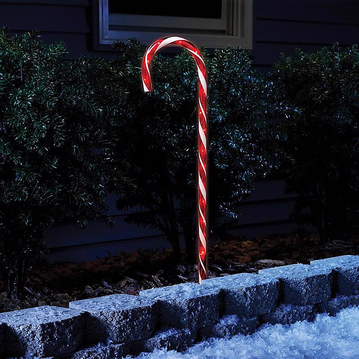 Celebrations 21254-71 Clear 27 in. Pathway Decor Lighted Candy Cane