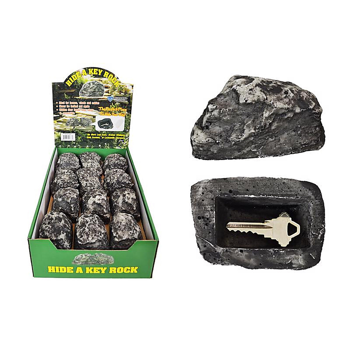 Diamond Visions 01-0766 Gray Plastic Outdoor Key Hider