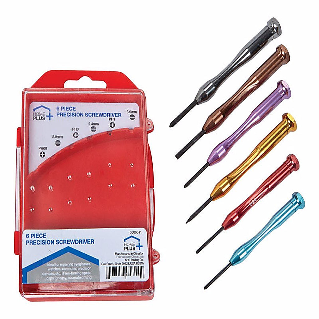 Home Plus 3500011 6 pc Assorted Precision Driver Set