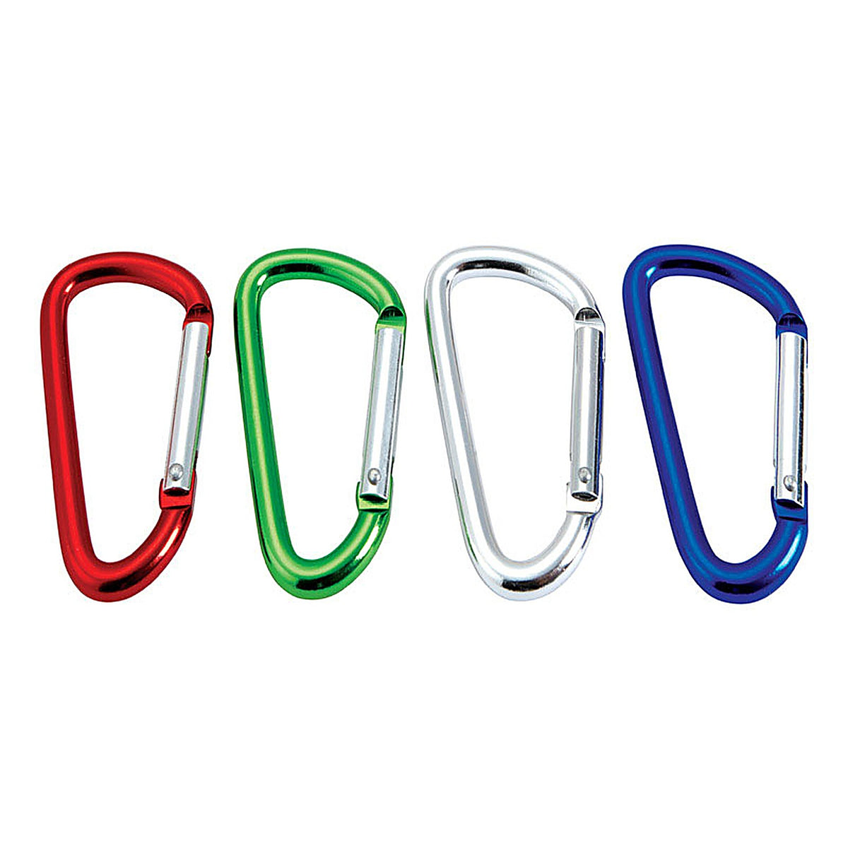 Home Plus DR77344-2 Aluminum Assorted D Carabiner