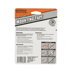Gorilla 6055002 Double Sided 1 in. W x 60 in. L Mounting Tape Black