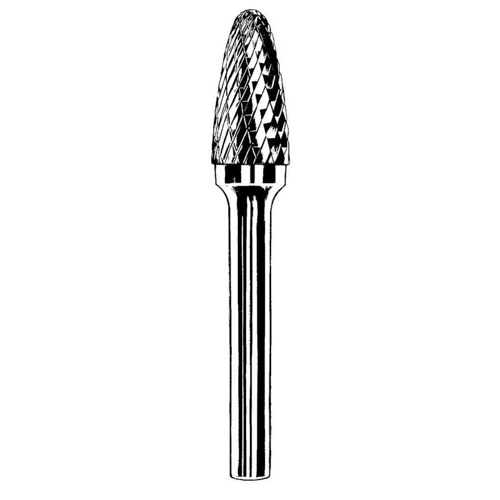 DYNABRADE 93336 Carbide Burr, 3/8in. Dia.