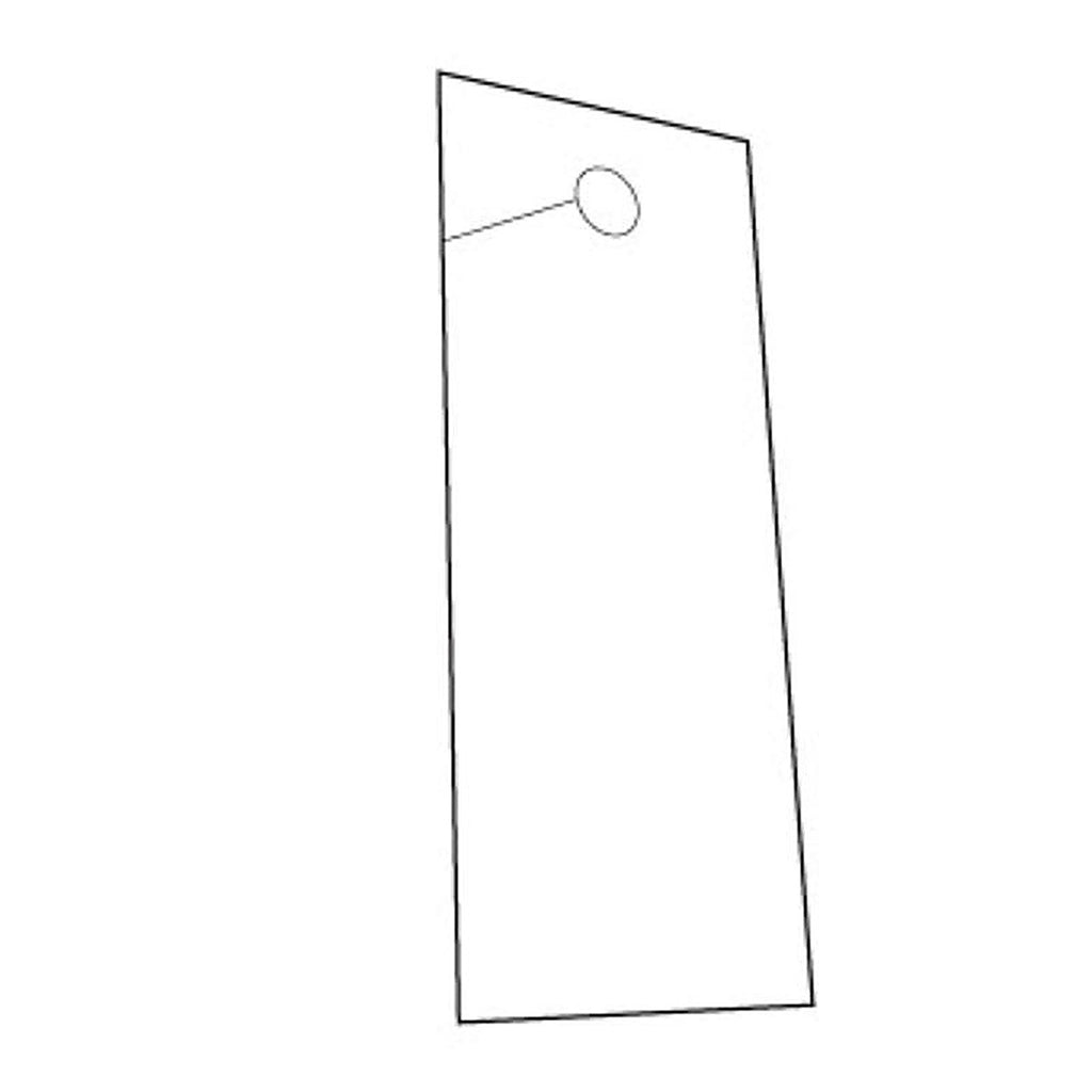 K International Inc - 150252-ACE - Miscellaneous Labels Clear Hanging Label 100 Each