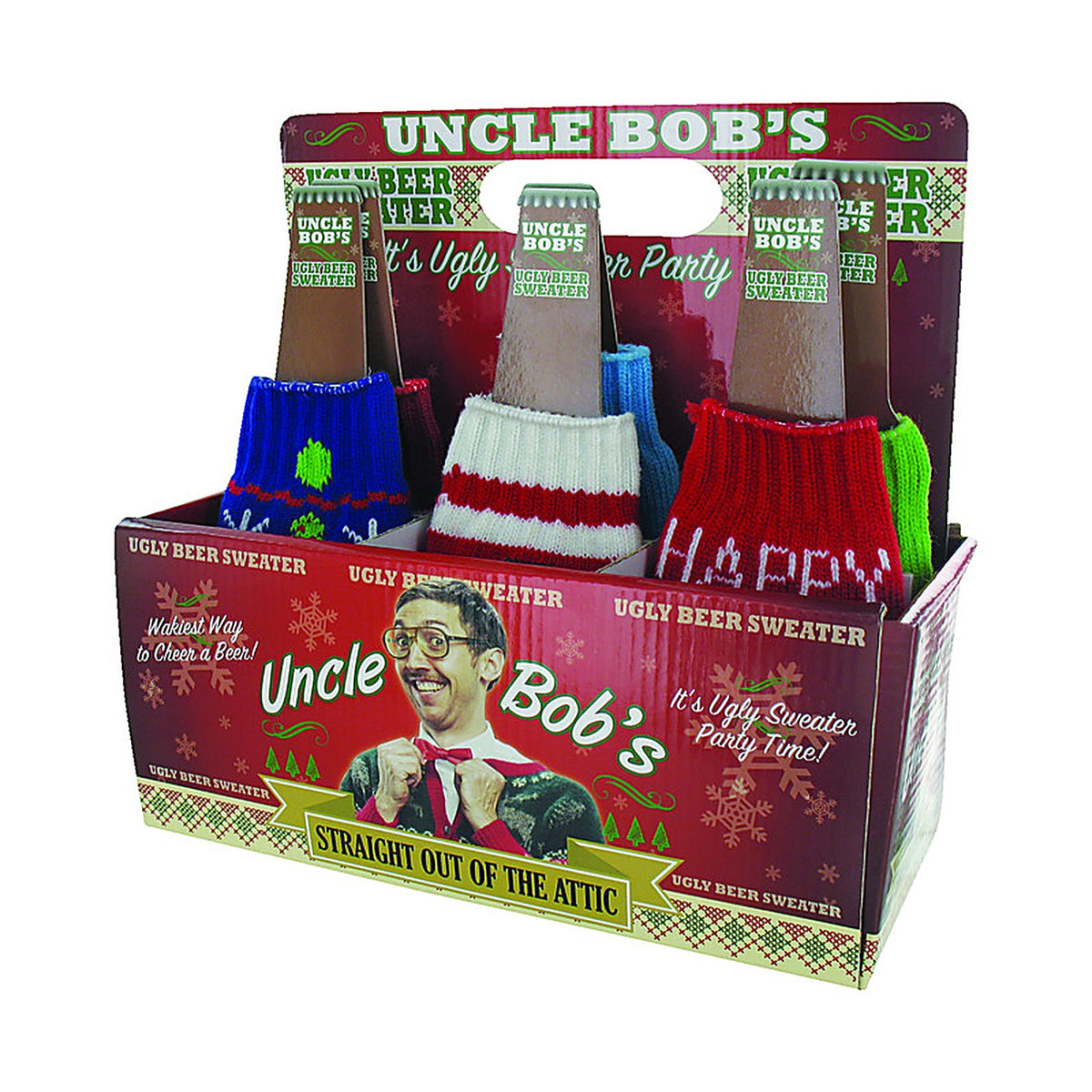 Uncle Bobs - X-BEER - Assorted Polyester Ugly Bottle Sweater