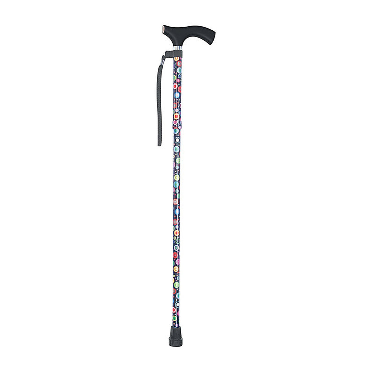 Brazos Walking Sticks - 502-2000-5100 - Bubbles Folding Walking Stick Aluminum 1 Pack