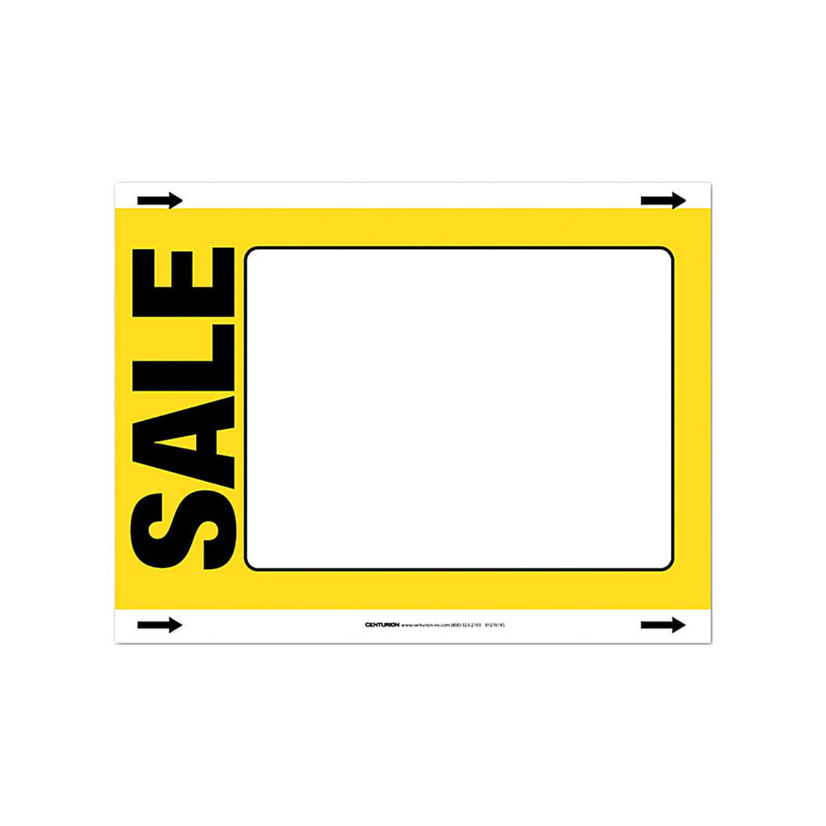 Centurion - 7061500 - 11 In. H X 8.5 In. W Office Supplies/Stationary Sign 100 Each