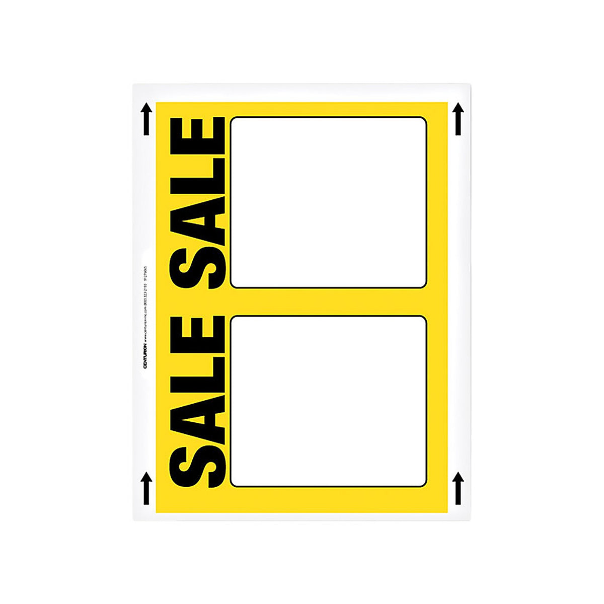Centurion - 7062590 - 5.5 In. H X 7 In. W Office Supplies/Stationary Sign 25 Each