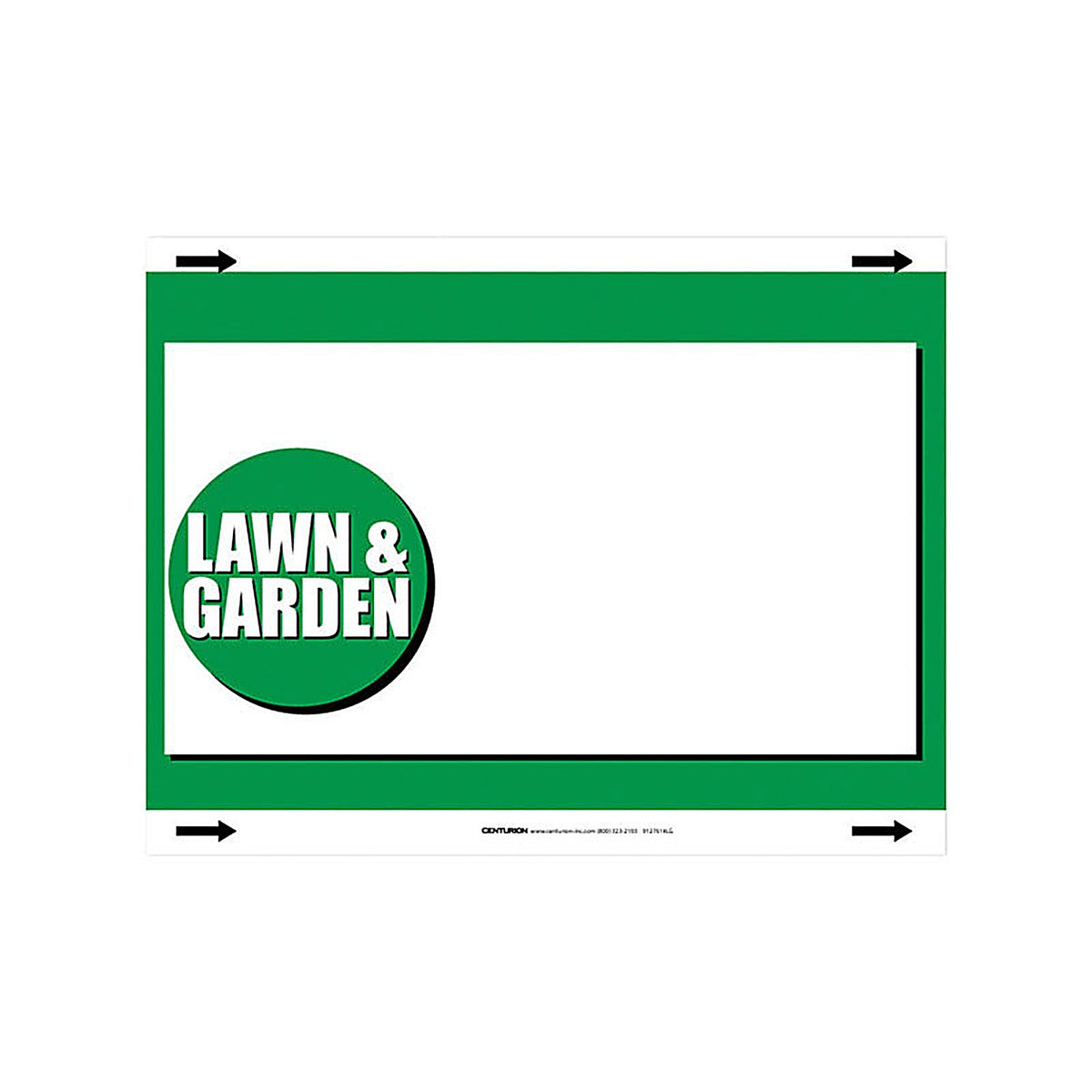 Centurion - 7061700 - 7 In. H X 11 In. W Office Supplies/Stationary Sign 100 Each