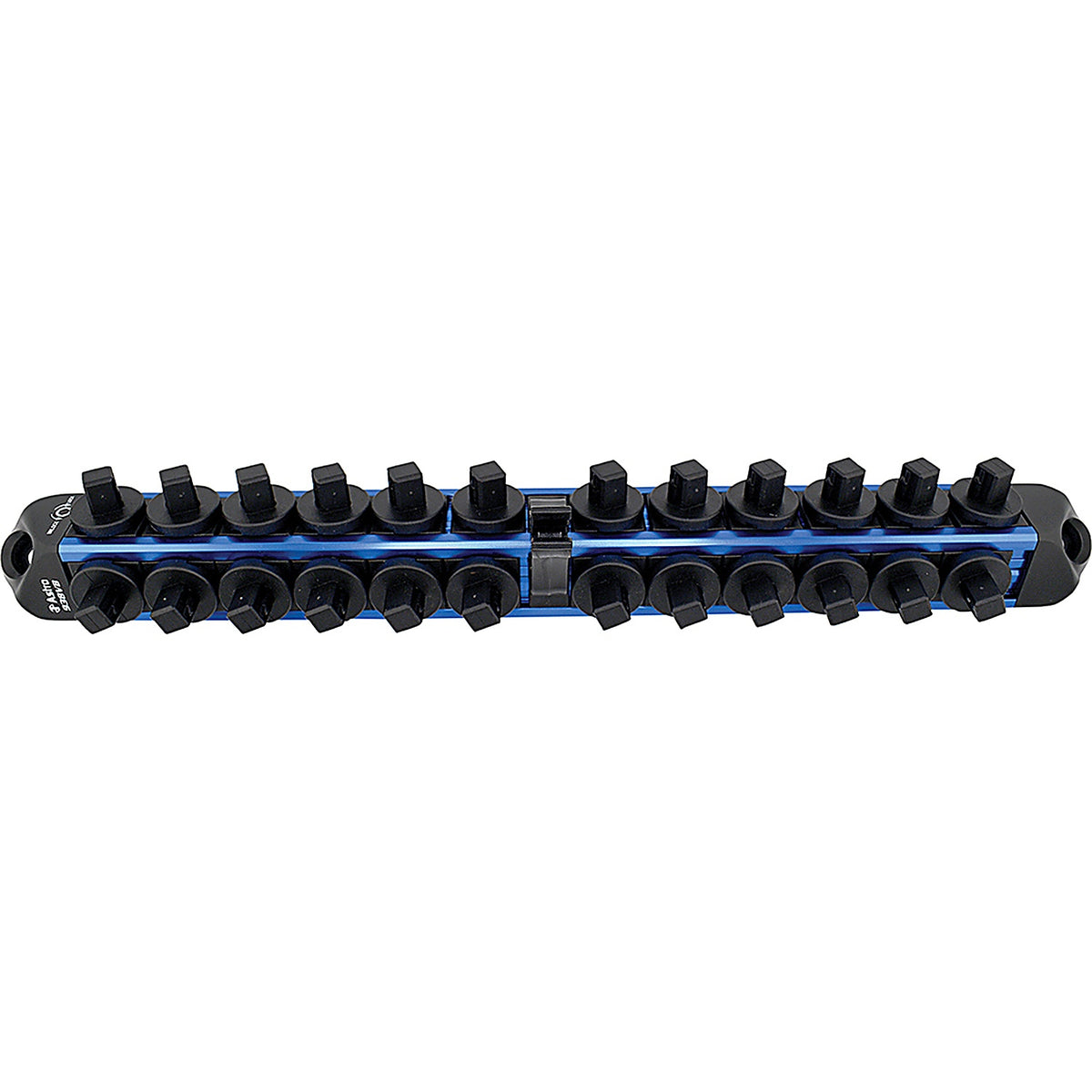 Astro Pneumatic - 938VB - 3/8 Inch Drive V12 Locking Magnetic Socket Organizer for 24 Sockets Ratchet - Blue