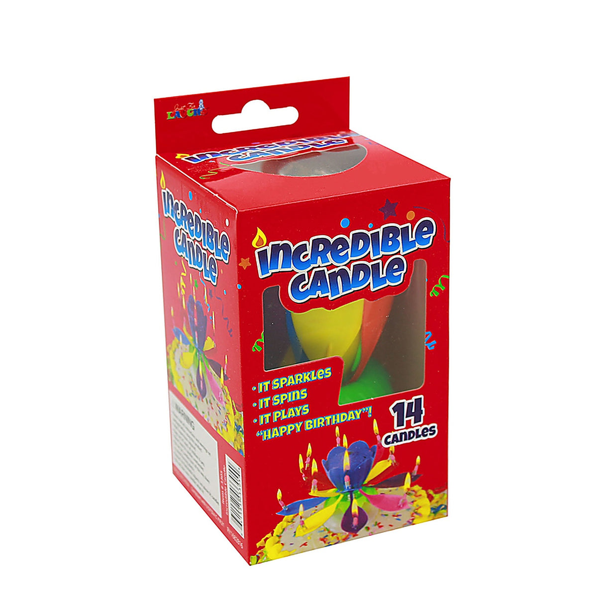 Just for Laughs - 3305C - Incredible Candle Celebration Birthday Candle Plastic 1 Pack