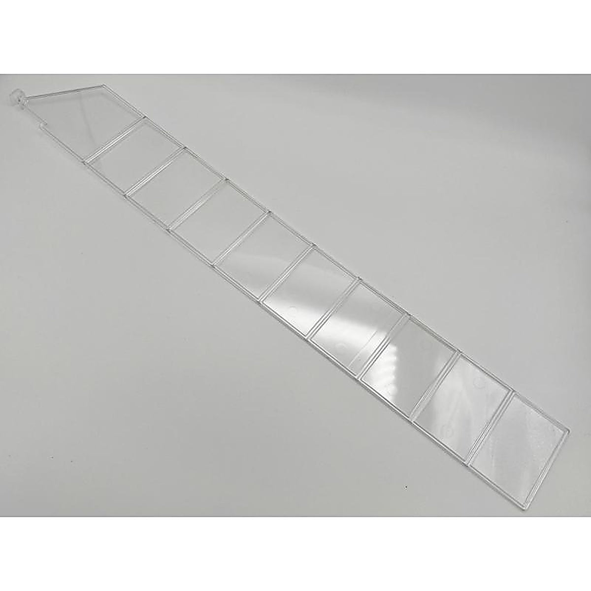 Kinter 150191-ACE 3 in. H X 1/2 in. W X 22 in. L Clear Lozier or Madix Fixtures Divider System Plastic