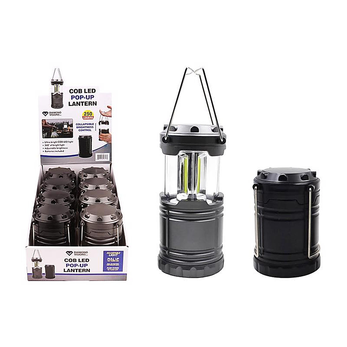 Max Force 08-1657 Cob Assorted Extendable Lantern