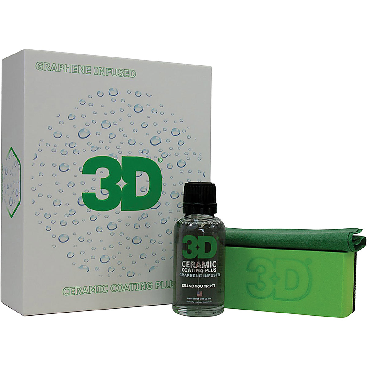 3D Car Care - 940CC-KIT - Ceramic Coating + Graphene Infused 30Ml (3 Year)