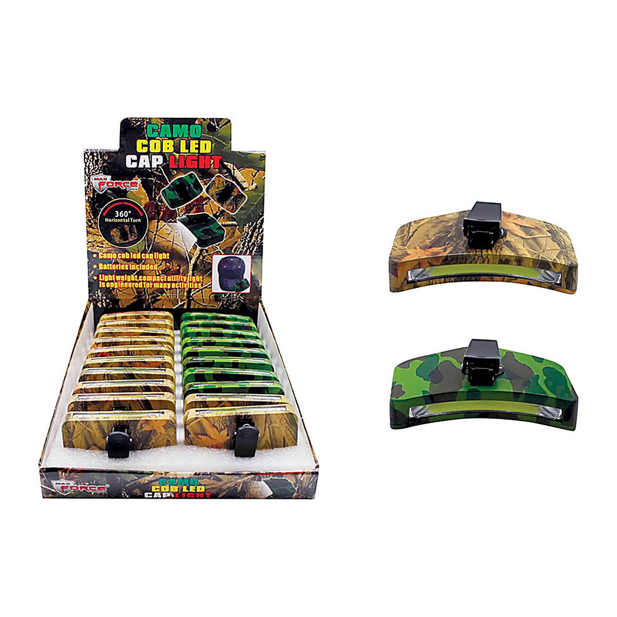 Diamond Visions 08-1518 Cob 200 lumens Camouflage LED Cap Light AAA Battery