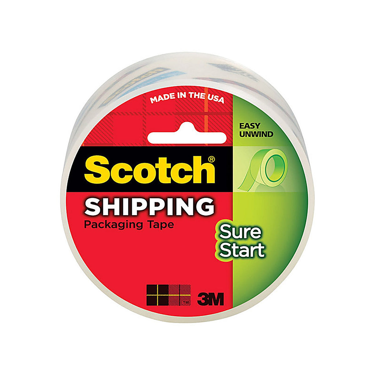 3M 03450 Scotch 1.88 in. W x 54.6 yd. L Heavy Duty Packaging Tape Clear