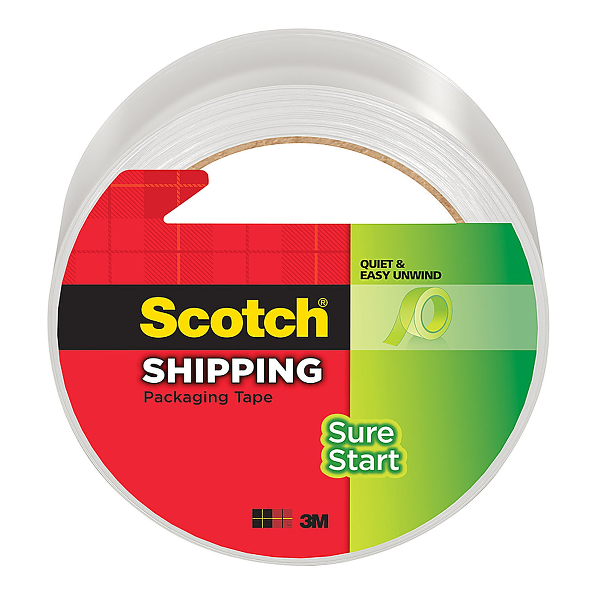 3M 03450 Scotch 1.88 in. W x 54.6 yd. L Heavy Duty Packaging Tape Clear
