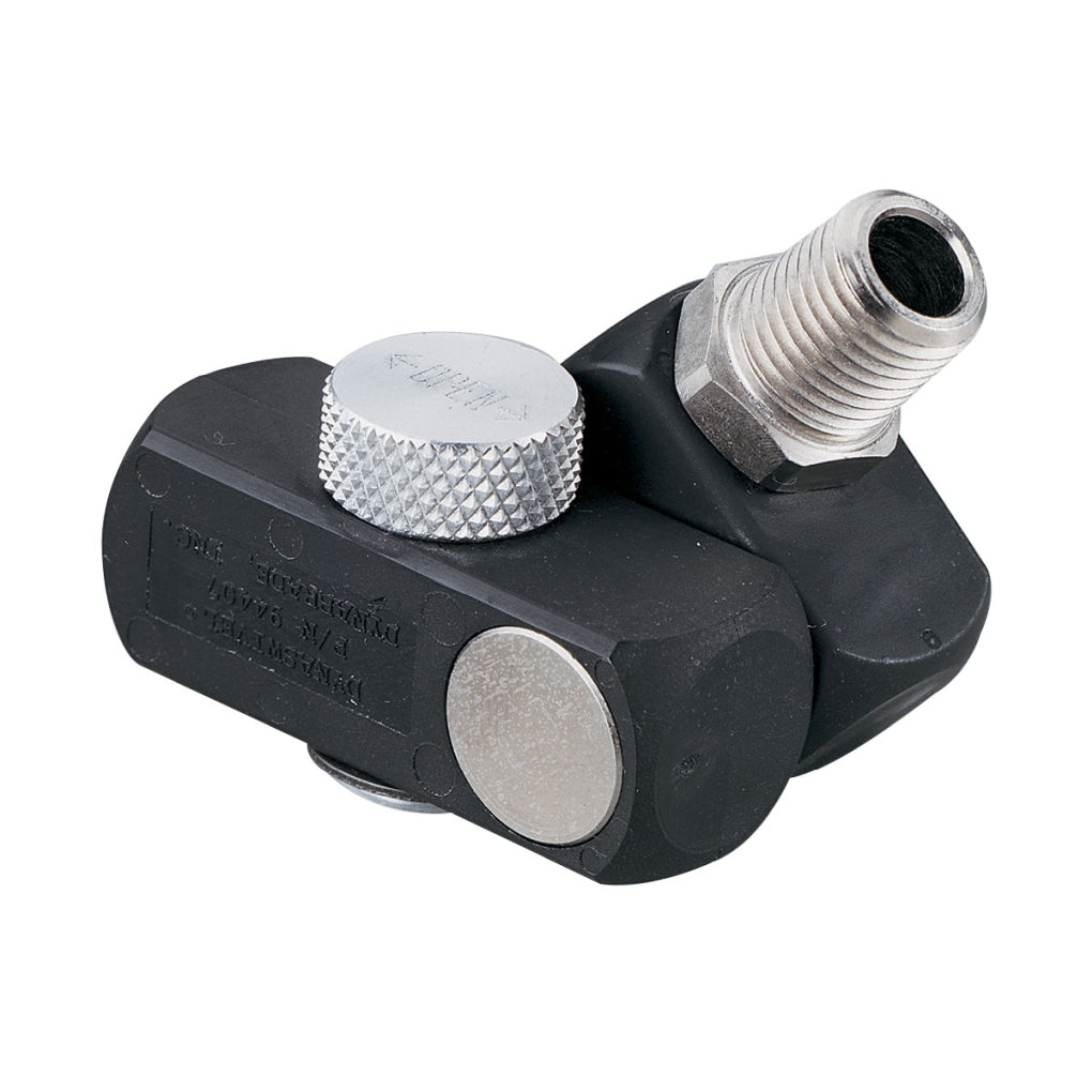 DYNABRADE 94407 1/4in. NPT Composite-Style Flow Control Dynaswivel