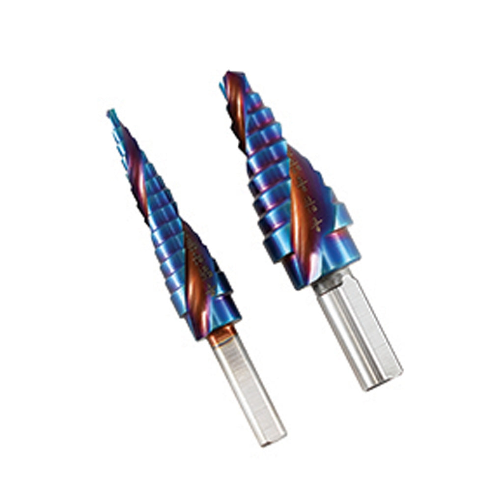 Astro Pneumatic 9442 Blue Steel 2pc Max-Duty Step Drill Set