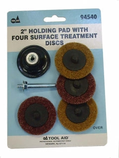 S & G Tool Aid 94540 2in. Holding Pad w/Four Surface Treatment Discs