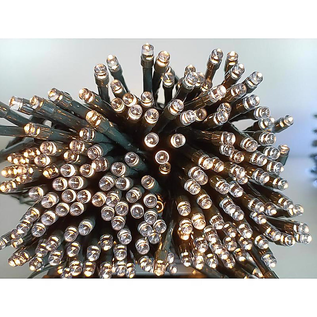 Celebrations X170331-88-W LED Clear/Warm White 100 count String Christmas Lights 19.6 ft.