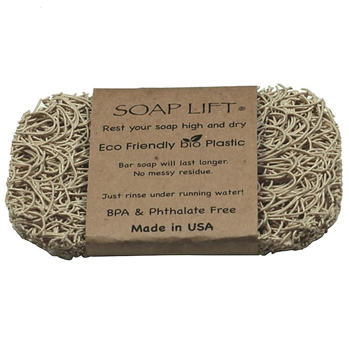 Soap Lift - SL02BON - Brown Bio Plastic Bar Soap Saver