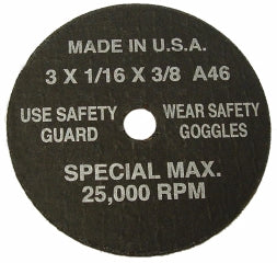 S & G Tool Aid 94860 Pack of 5 Cut Off Wheels