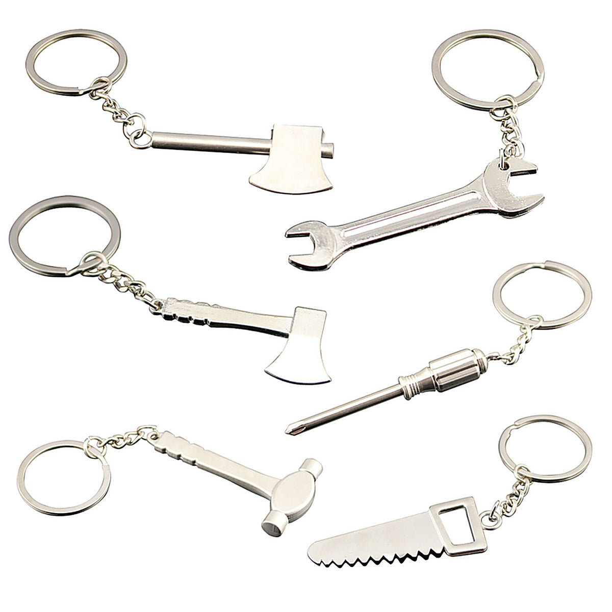 Home Plus D102229 Metal Silver Key Ring