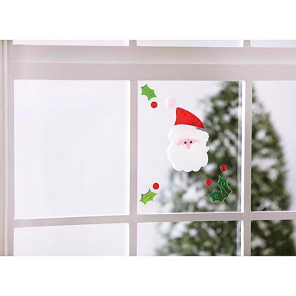 Impact Innovations IG140739 Multicolored Window Clings Indoor Christmas Decor 2.2 in.