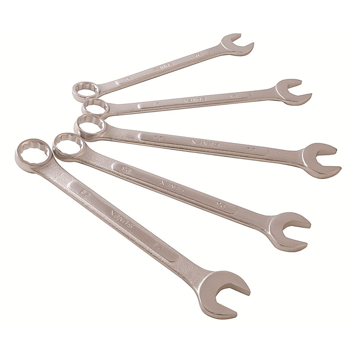Sunex Tools 9605M 5 pc. Raised Panel Combination Wrench Set, Metric