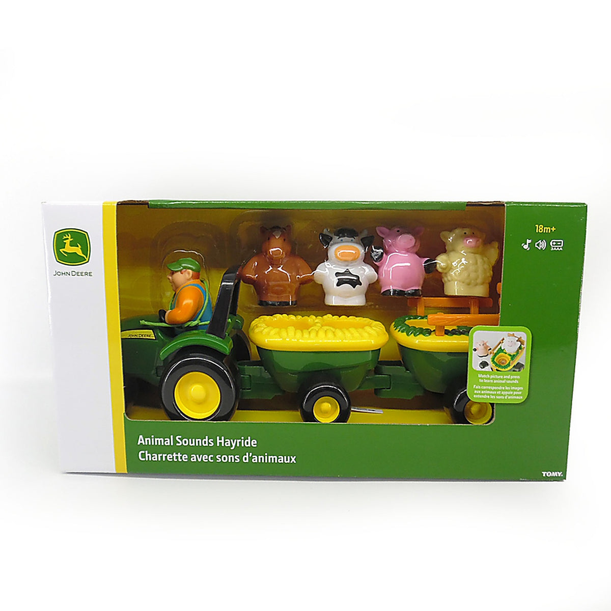 Tomy - 34908VD - John Deere Toy Green/Yellow 5 Piece