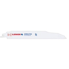 Lenox Tools 960R 9in. x 1in. x .062in. Demolition Bi-Metal Reciprocating Saw Blades, 10 TPI