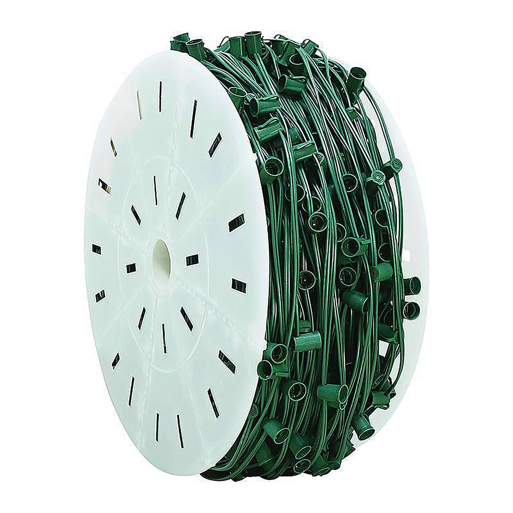 Holiday Bright Lights C9500GC-12 C9 Socket Light Cord on Reel