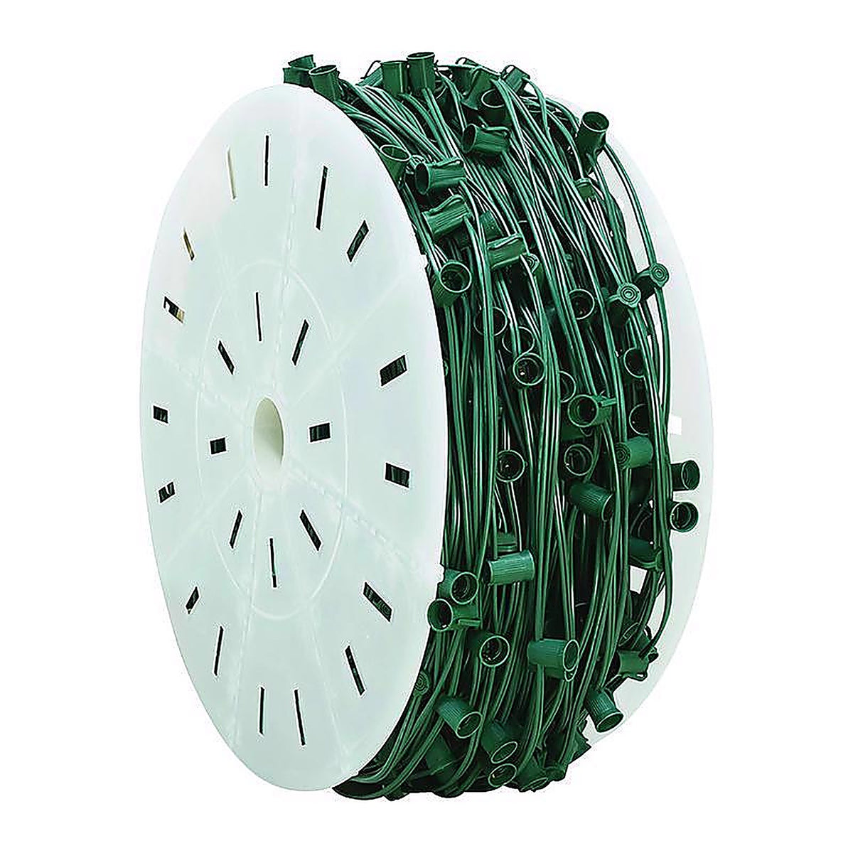 Holiday Bright Lights C9500GC-12 C9 Socket Light Cord on Reel