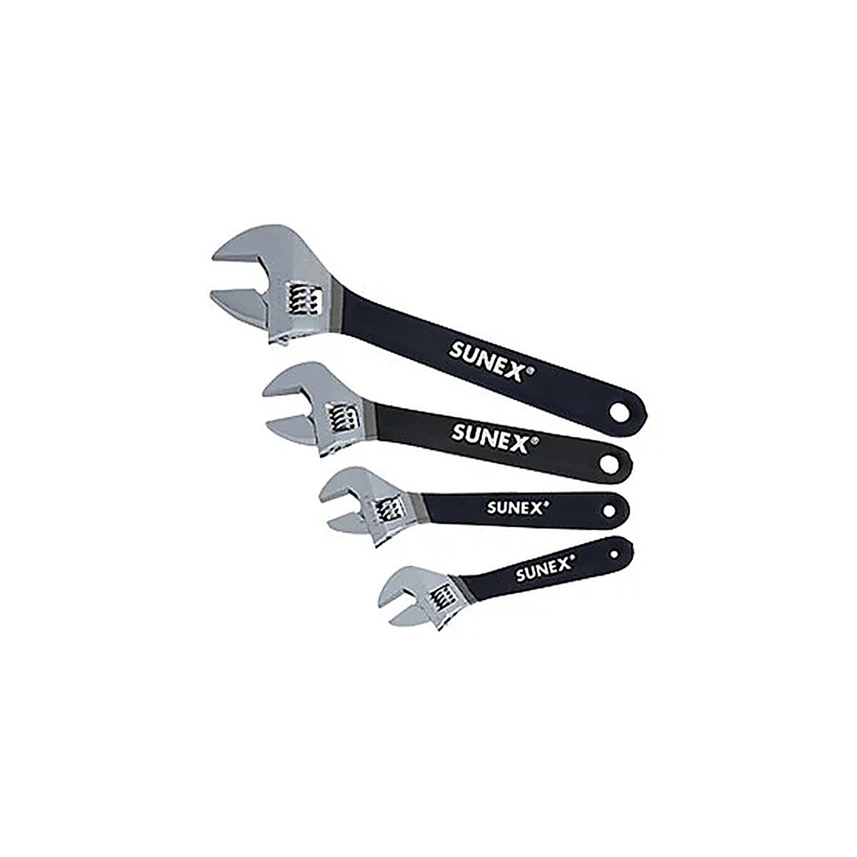Sunex Tools 9618A 4PC ADJUSTABLE WRENCH SET-6-8-10-12