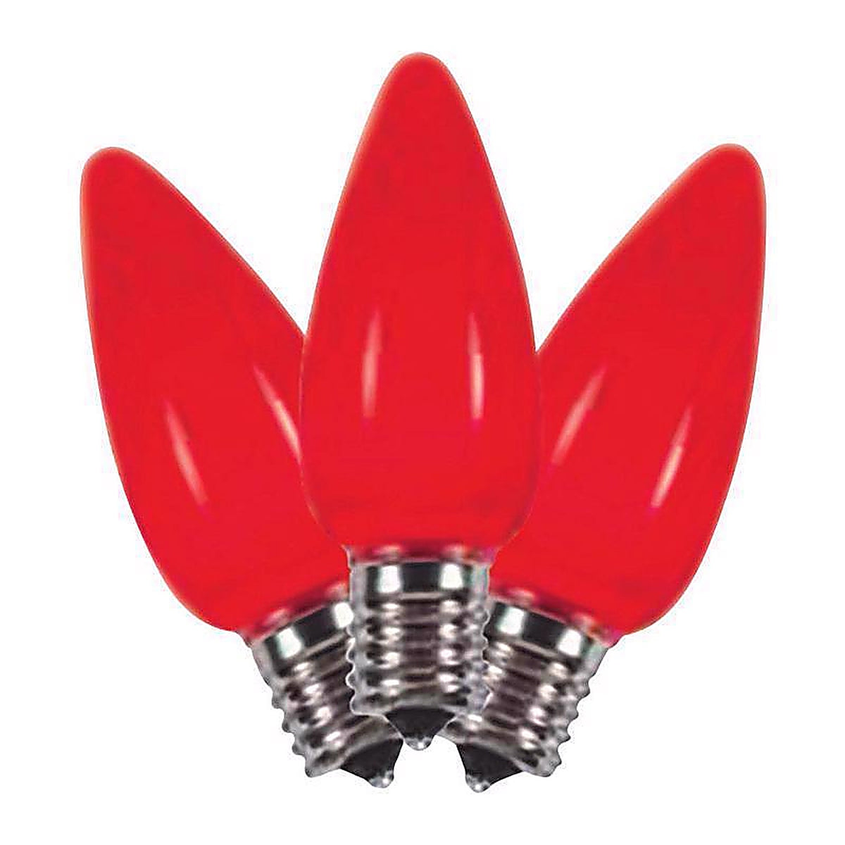 Holiday Bright Lights BU25LEDSC9-ORDA LED C9 Red 25 count Replacement Christmas Light Bulbs