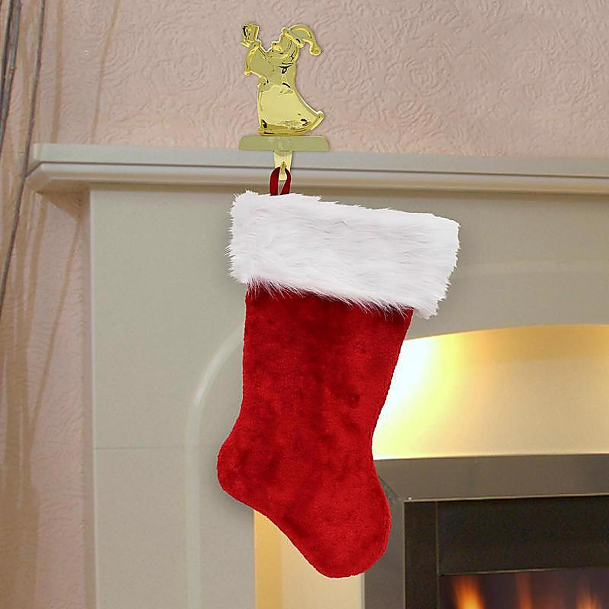 Dyno - 0102016ZSAAC - Red/White Santa Christmas Stocking 20 In.