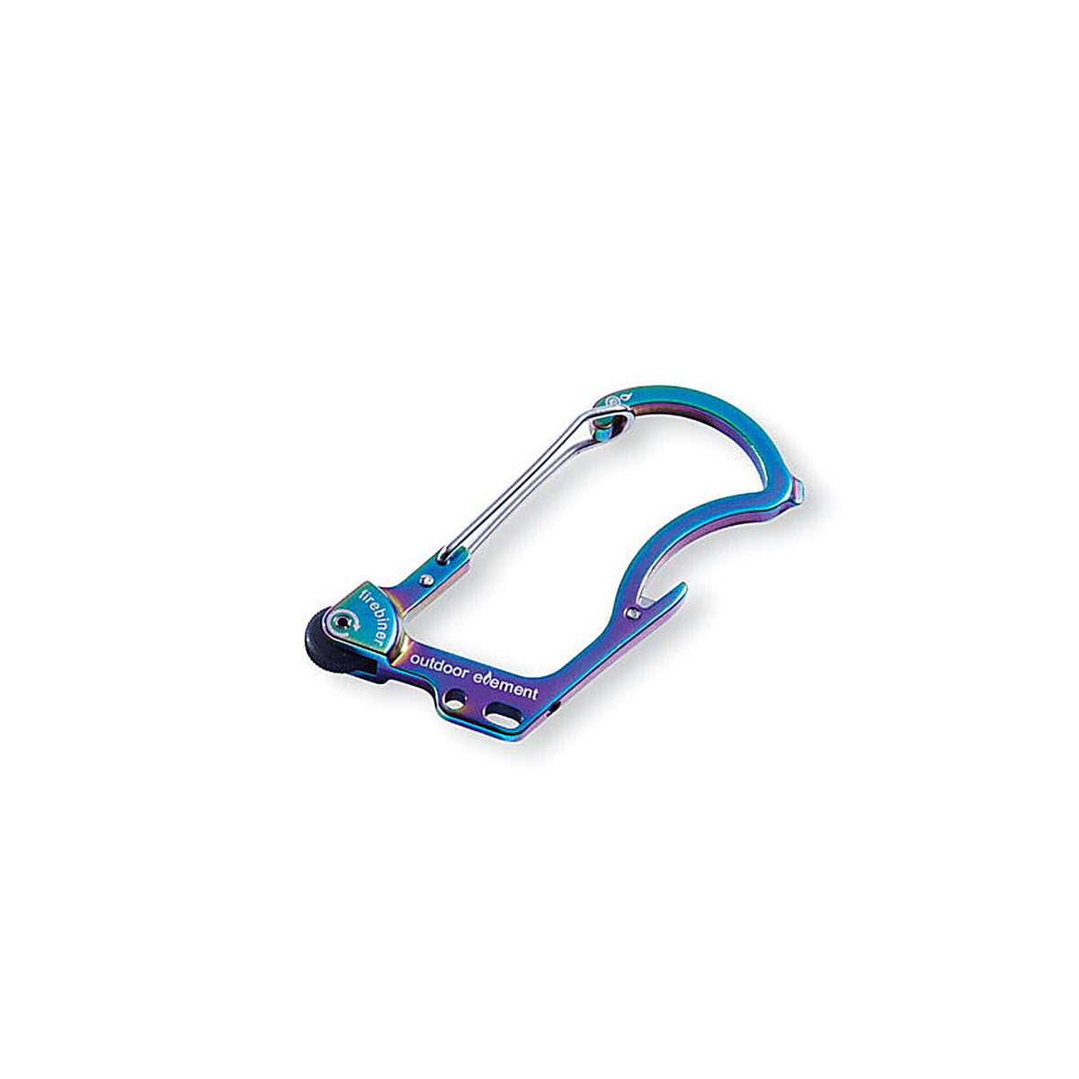 Outdoor Element - F1RB - Firebiner 6-In-1 Flint Multi-Tool Carabiner Stainless Steel 1 Pack