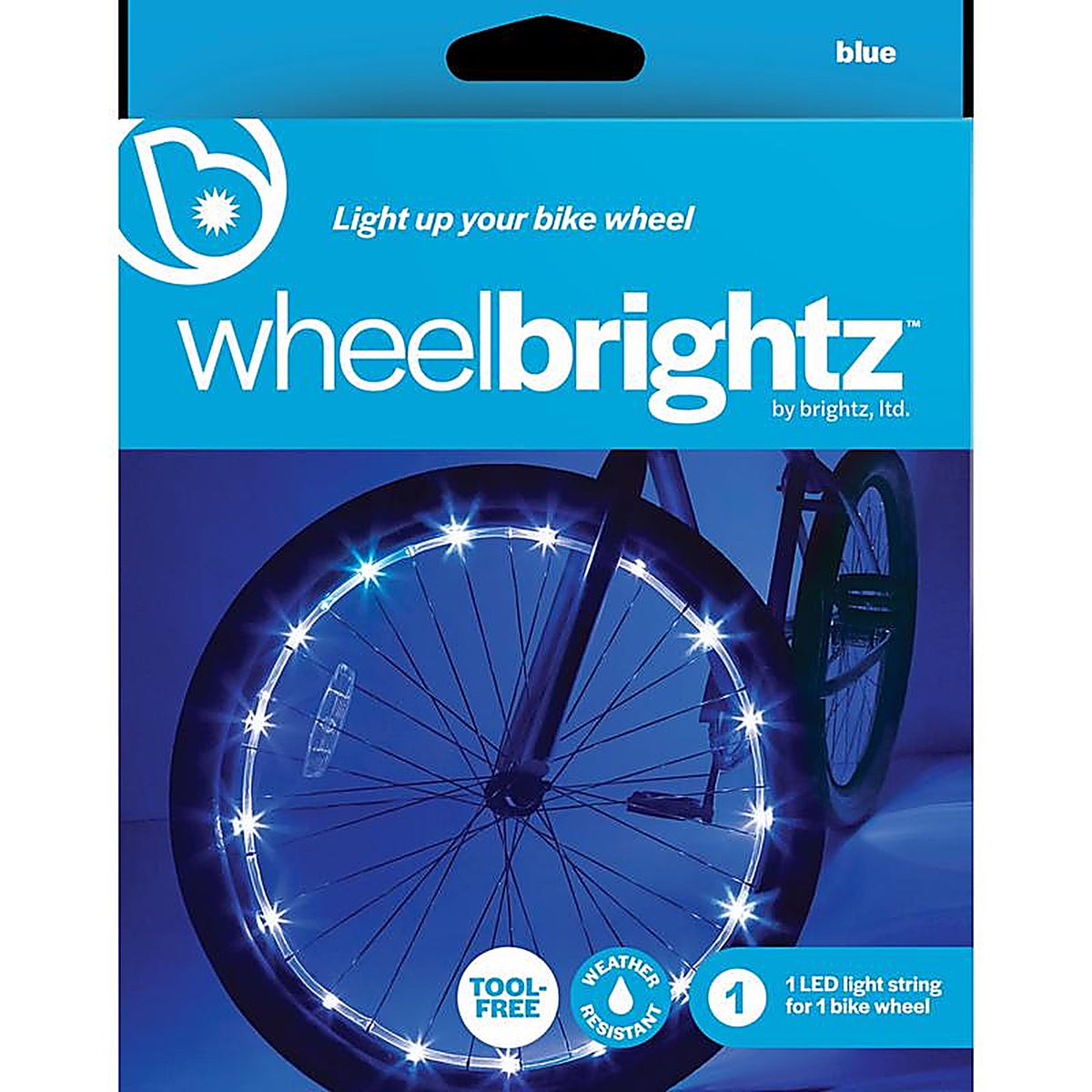 Brightz L2378 Wheelbike lights LED Bicycle Light Kit ABS Plastics/Polyurethane/Electronics 1/Pack