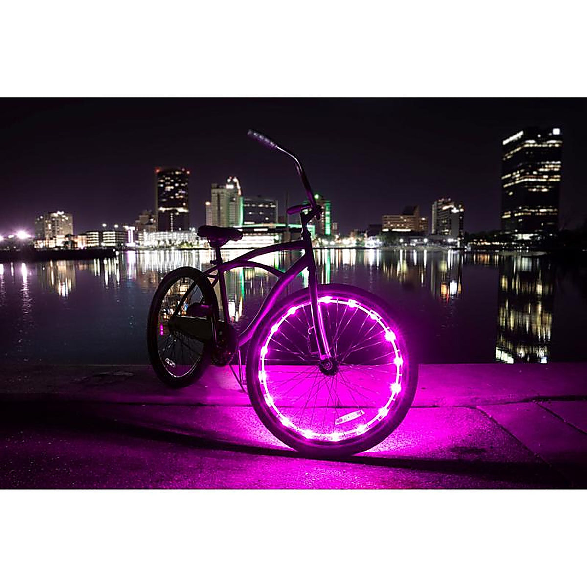 Brightz L2392 WheelLED Bicycle Light Kit ABS Plastic/Polyurethane 1/Pack