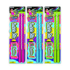 JA-RU 1510 Kool N Fun Kool N Fun Bubble Set with Wand Plastic Assorted 3/pc.