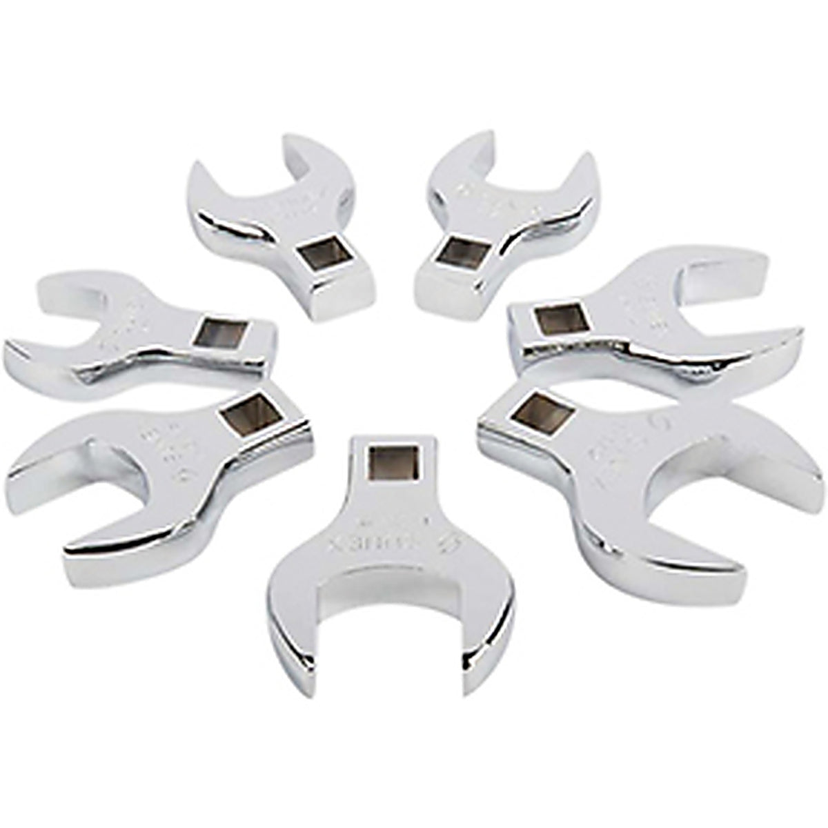 Sunex Tools - 9720A - 1/2 Inch Drive Jumbo SAE Crowfoot Wrench Set 7-Piece