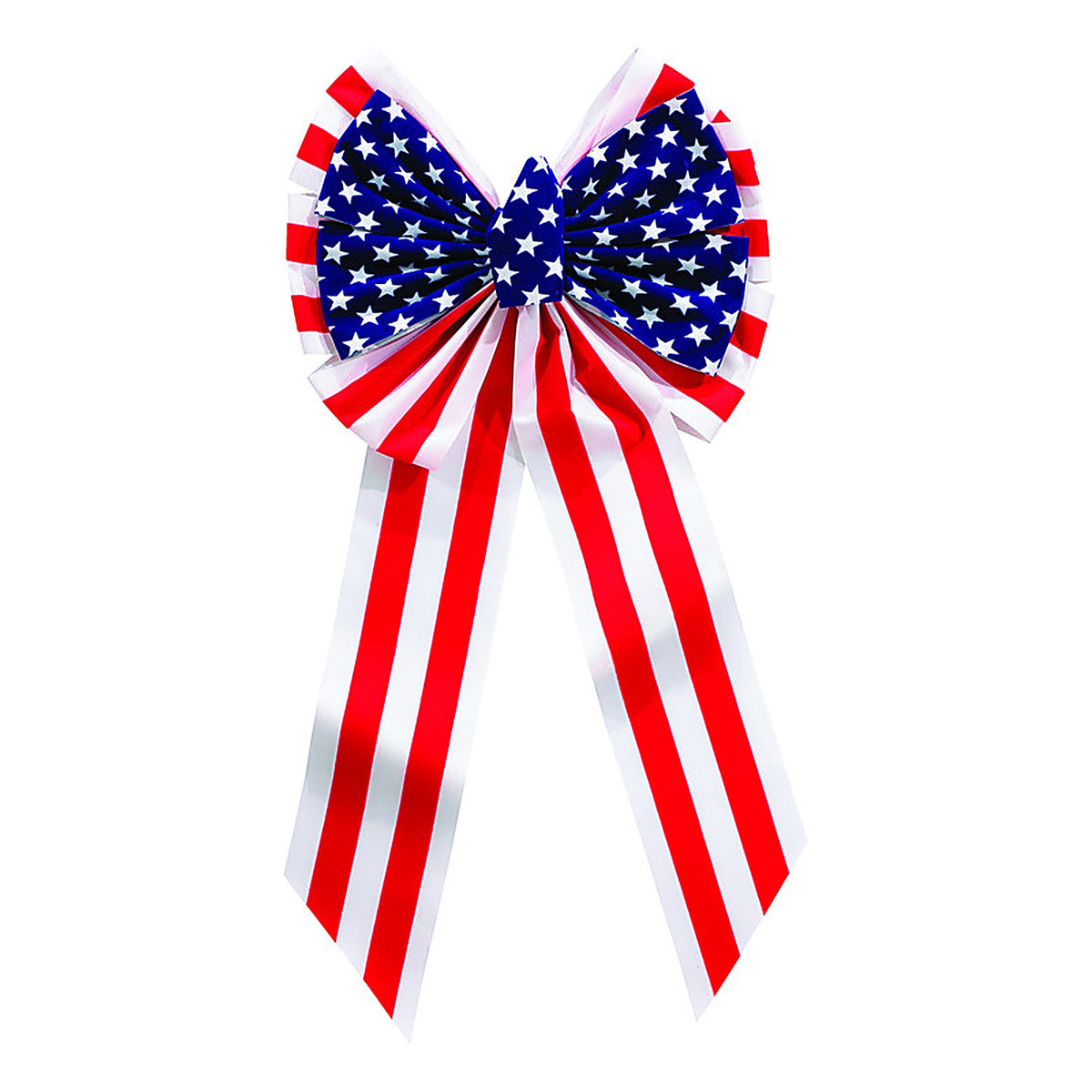 Holiday Trims 8307DOZ Patriotic Bow Velvet 1/Pack