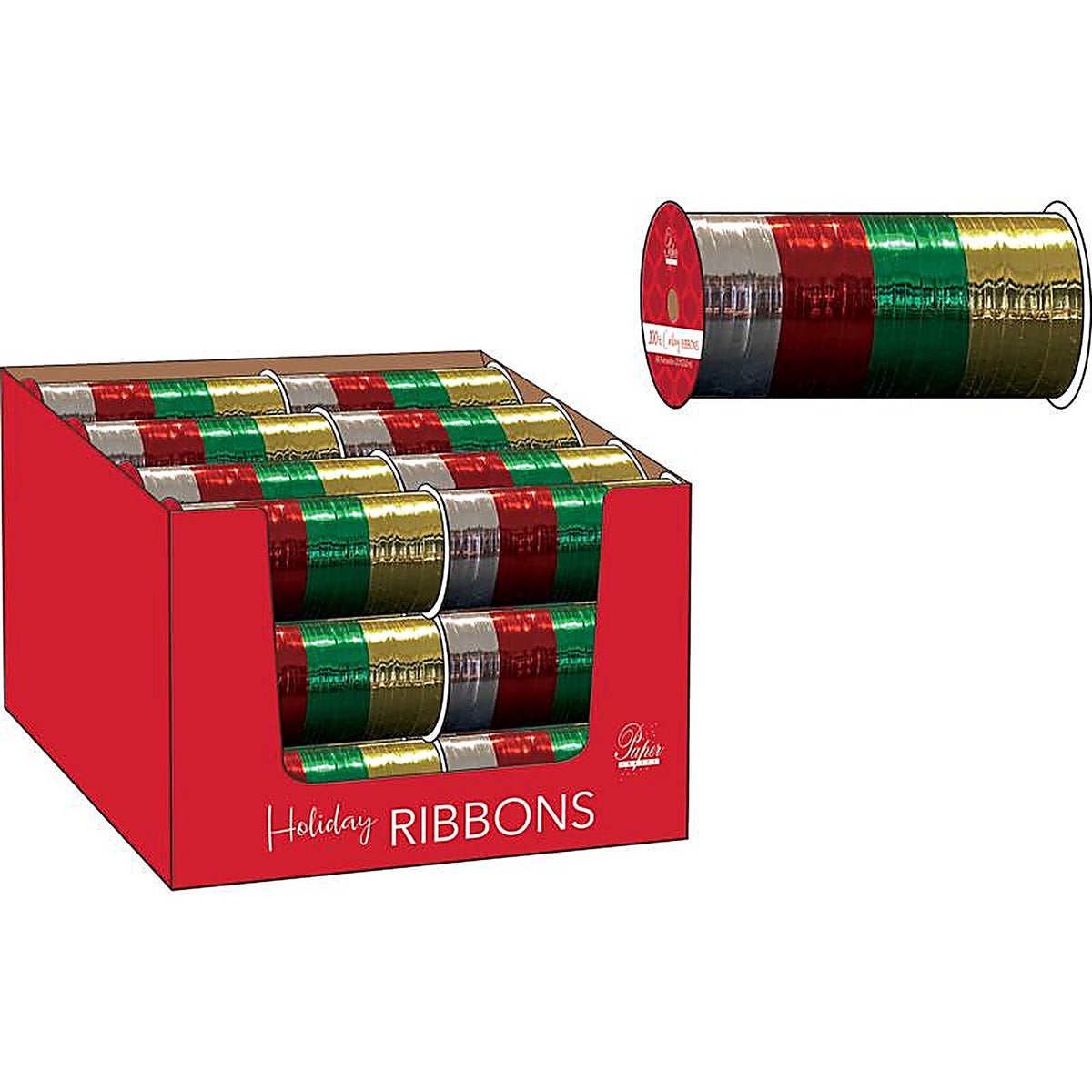 Paper Images R24CRMCD-1 Assorted Curling Ribbon