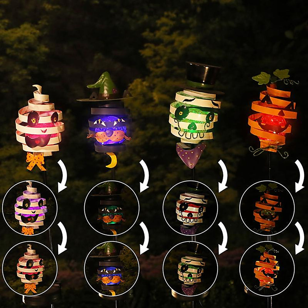 Alpine - SLL1190ABB - LED Bouncy Halloween Stake Yard Decor