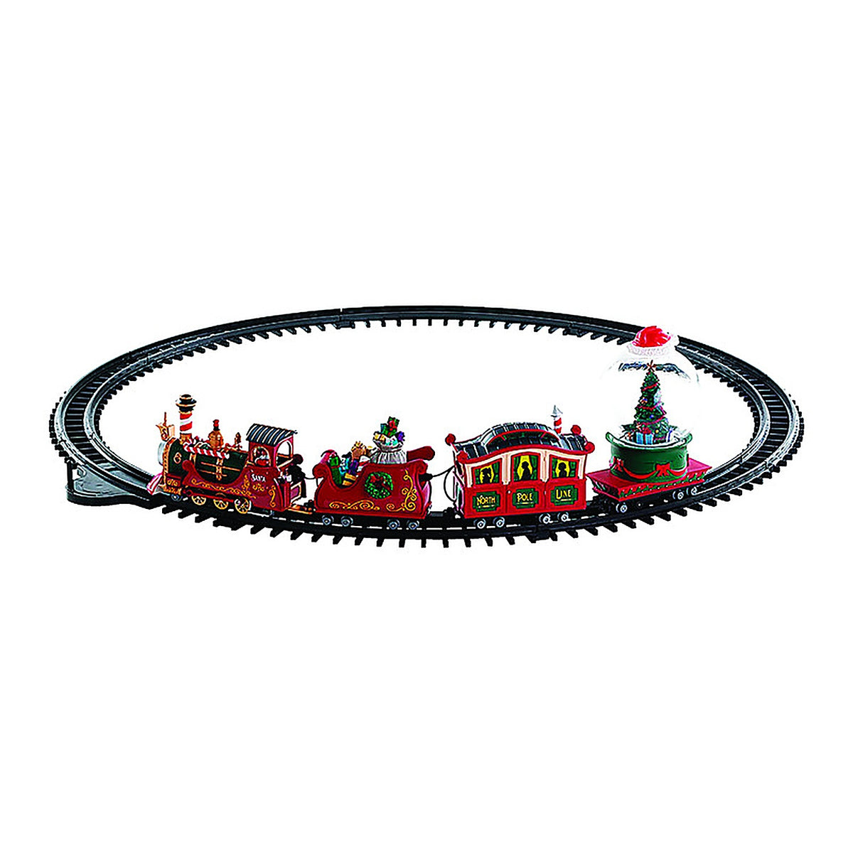 Lemax 74223 Santa Wonderland Multicolor North Pole Railway Christmas Decor