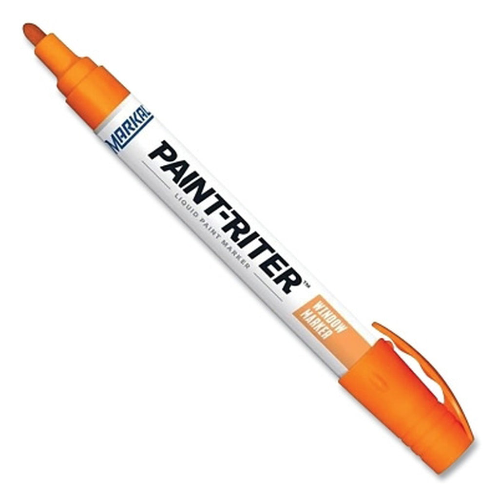 Markal - 97452 - Paint-Riter Window Marker, Orange, 3 mm, Medium Tip