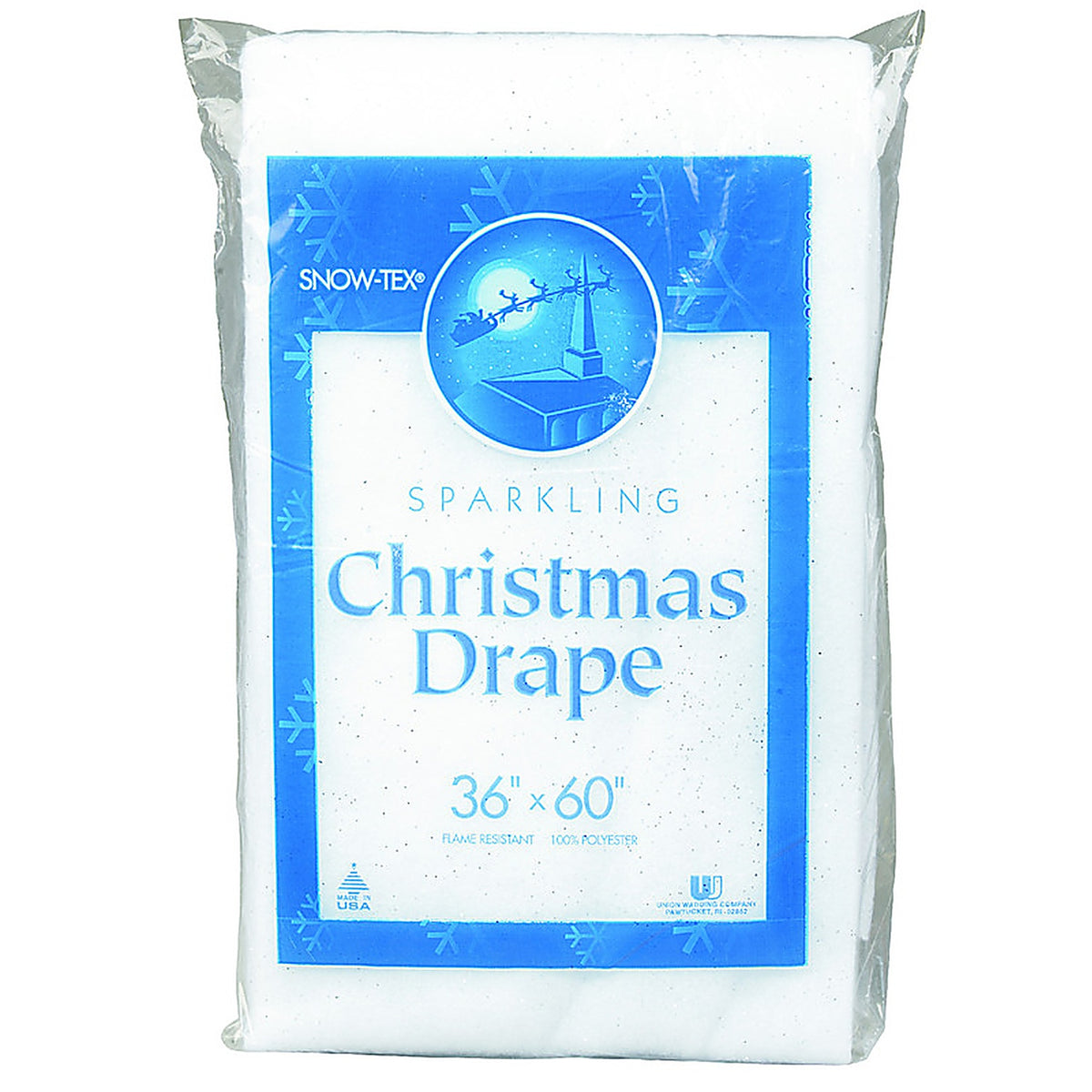 Buffalo CB2337 White Snow Drape Decorative Snow Indoor Christmas Decor