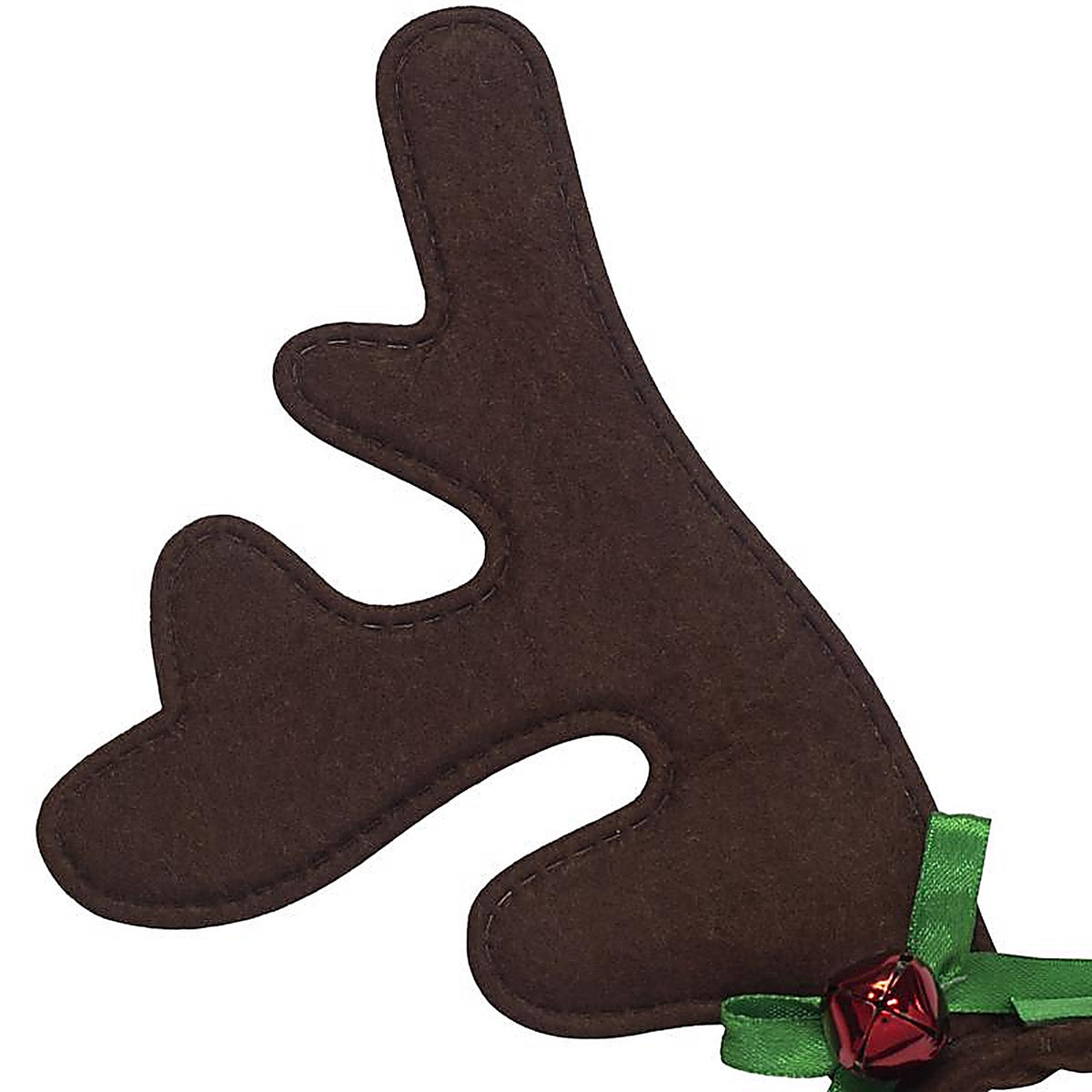 Dyno 0408615-3AC Brown Christmas Antlers With Bows Headband